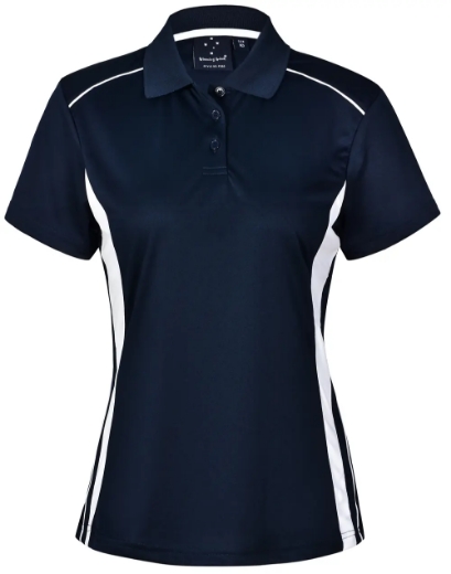 Picture of Winning Spirit, Ladies Cooldry S/S Contrast Interlock Polo